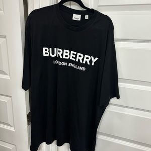 Burberry Logo Print Cotton T-shirt